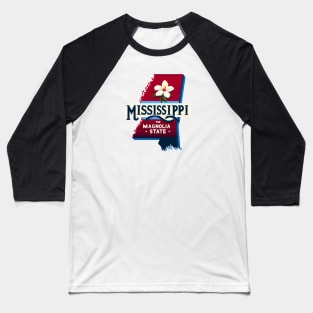 Mississippi Lover Baseball T-Shirt